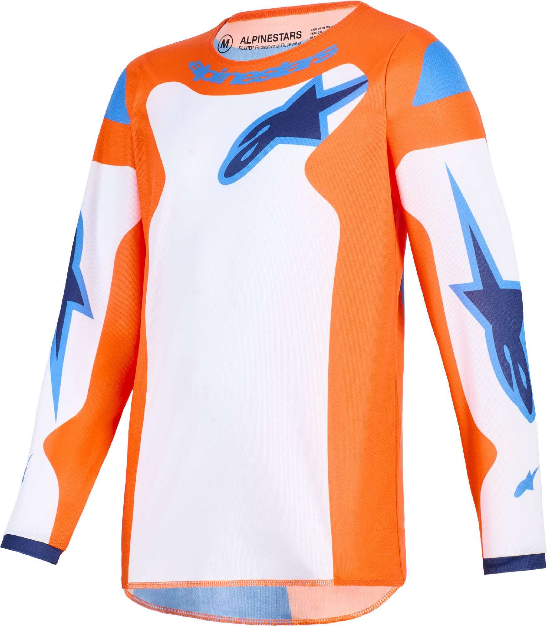 Alpinestars Motocross-Shirt Fluid Grid Jugend Motocross Jersey Atmungsaktiv schnelltrocknend