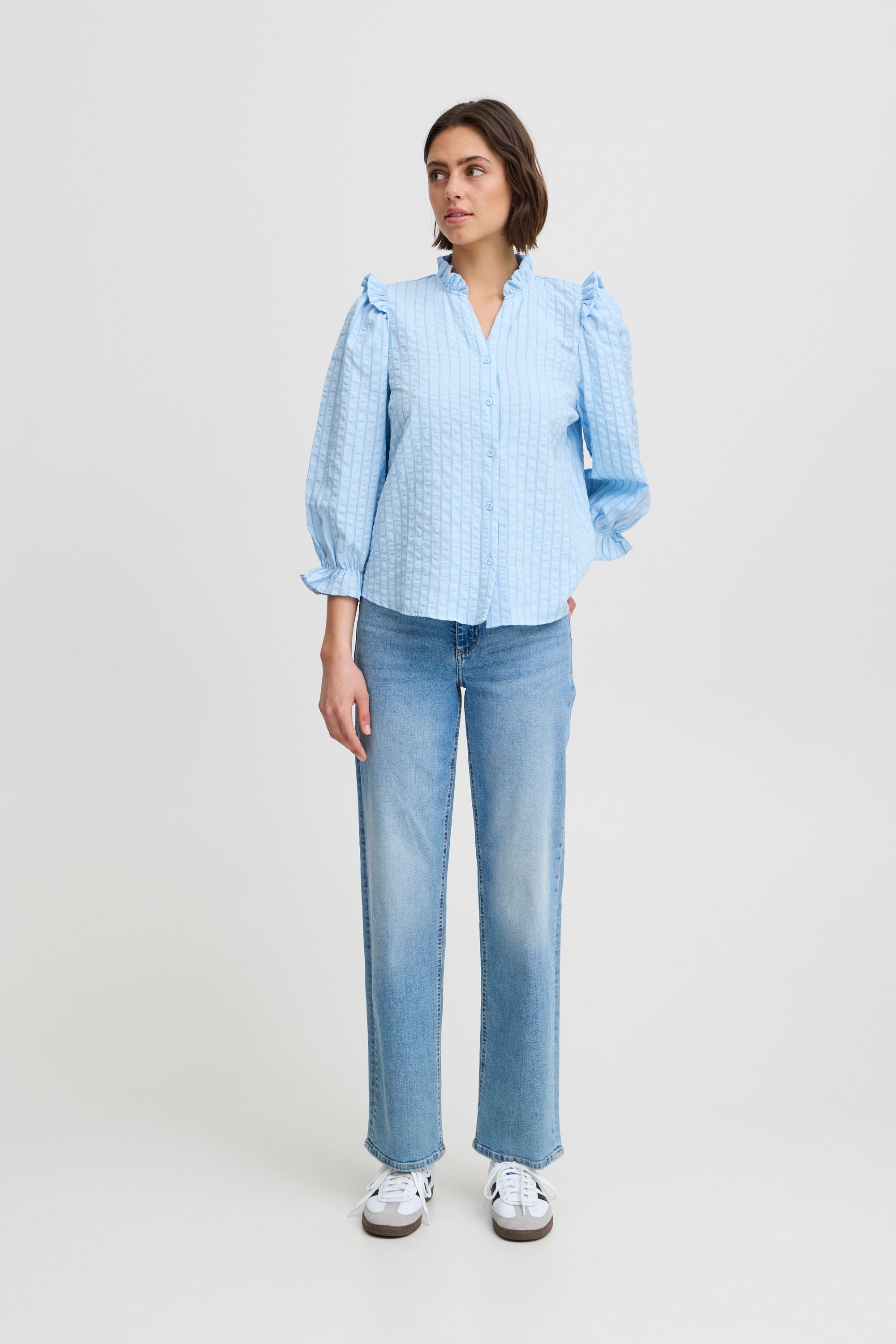 Ichi Kurzarmbluse IXSANJA MS Bluse mit günstig online kaufen