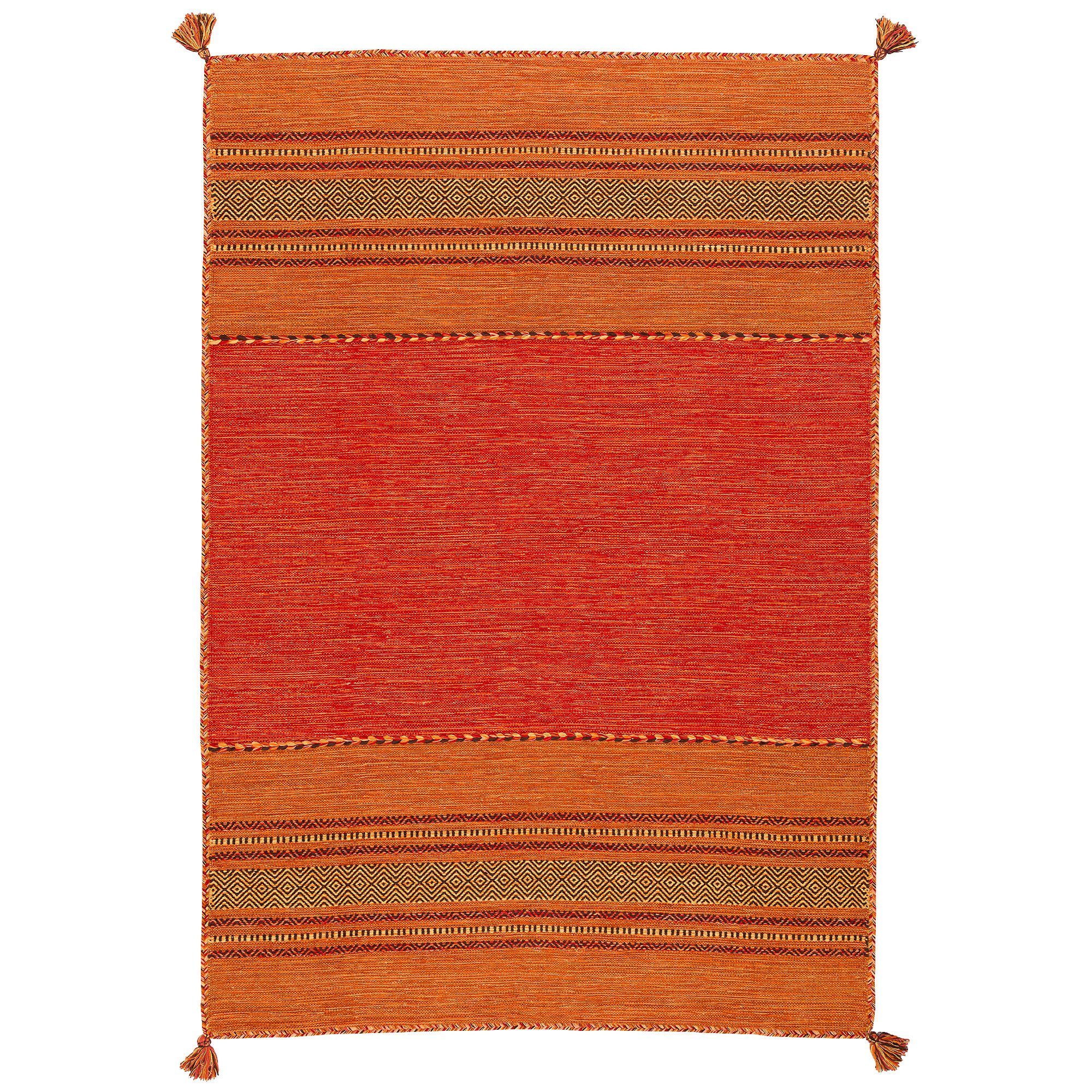 Pergamon Wollteppich Natur Teppich Kelim Navarro, günstig online kaufen