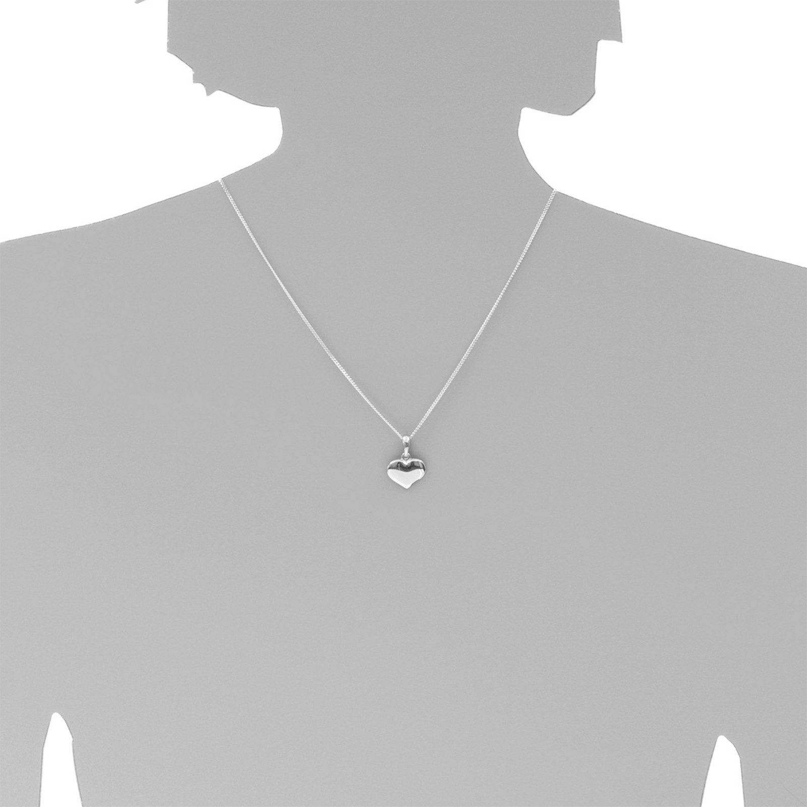 OSTSEE-SCHMUCK Kette mit Anhänger Ostsee-Schmuck Kette mit Anhänger Herz 15 mm (2-tlg) – Bild 4 von 5