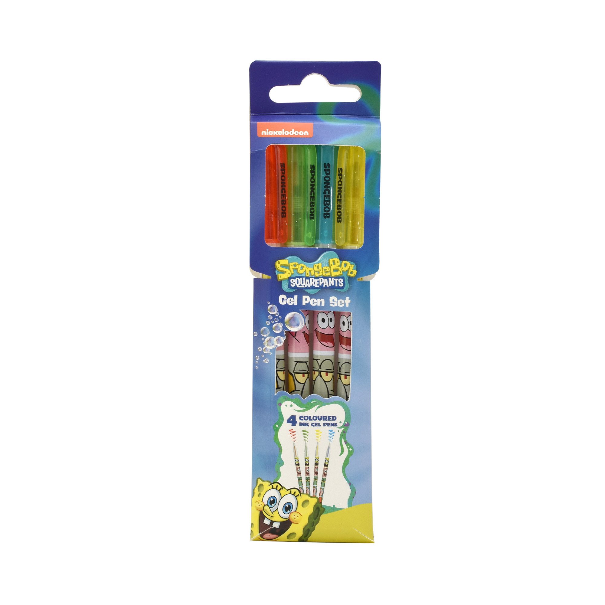 Blue Sky Designs Kugelschreiber SpongeBob - Gelstift 4er Set