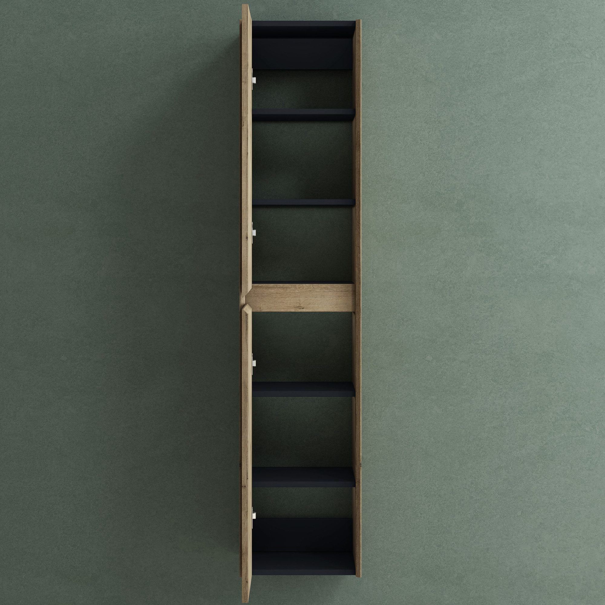 Mai & Mai Hängeschrank Seitenschrank Badezimmer Hochschrank Badmöbel Badschrank Rimo – Bild 3 von 5