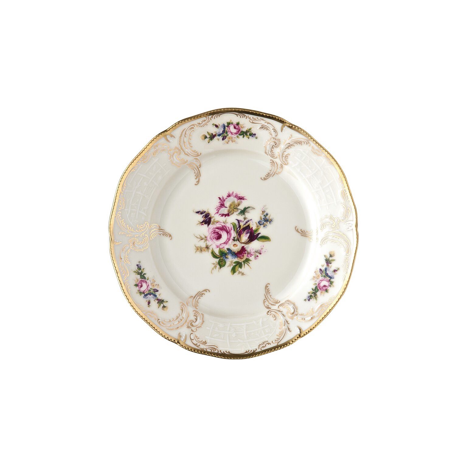 Rosenthal Frühstücksteller Rosenthal Sanssouci Elfenbein Frühstücksteller, Porzellan