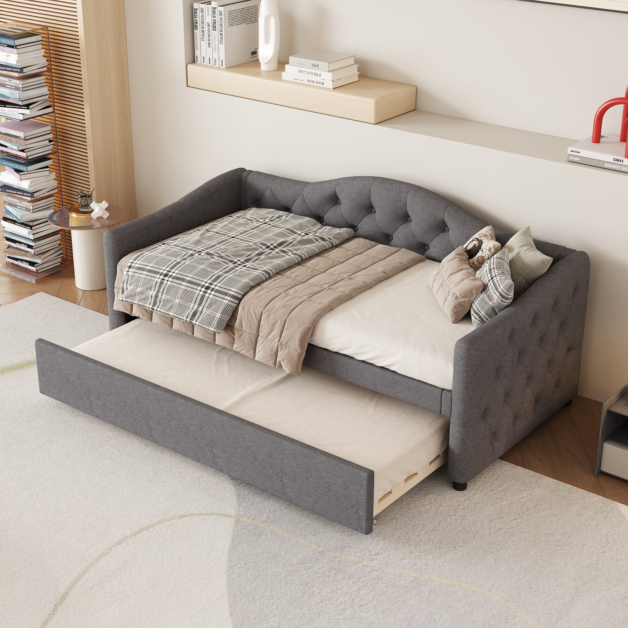 Polsterbett Minimalistisches Schlafsofa Daybett Kinderbett
