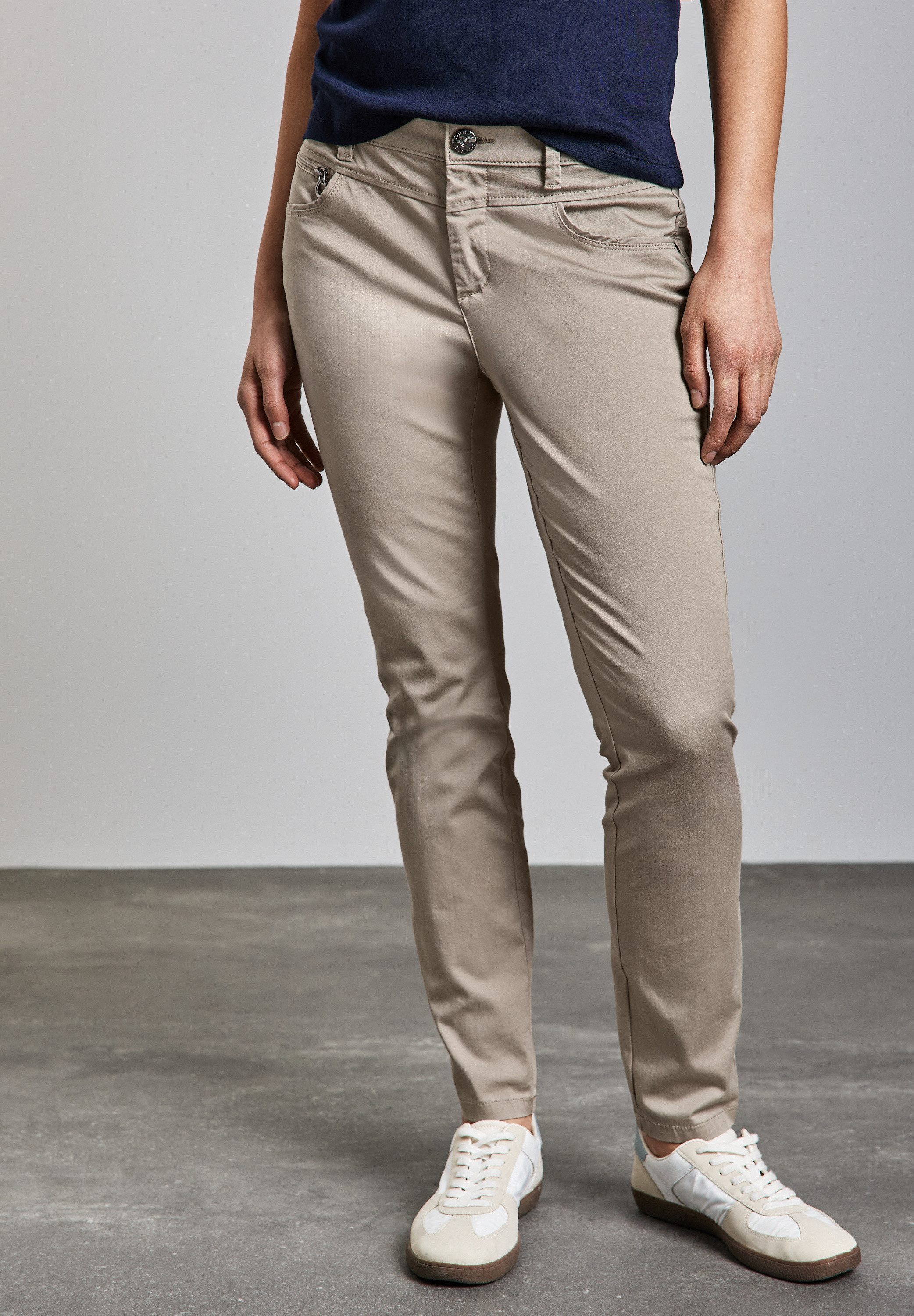 STREET ONE Chinohose Middle Waist