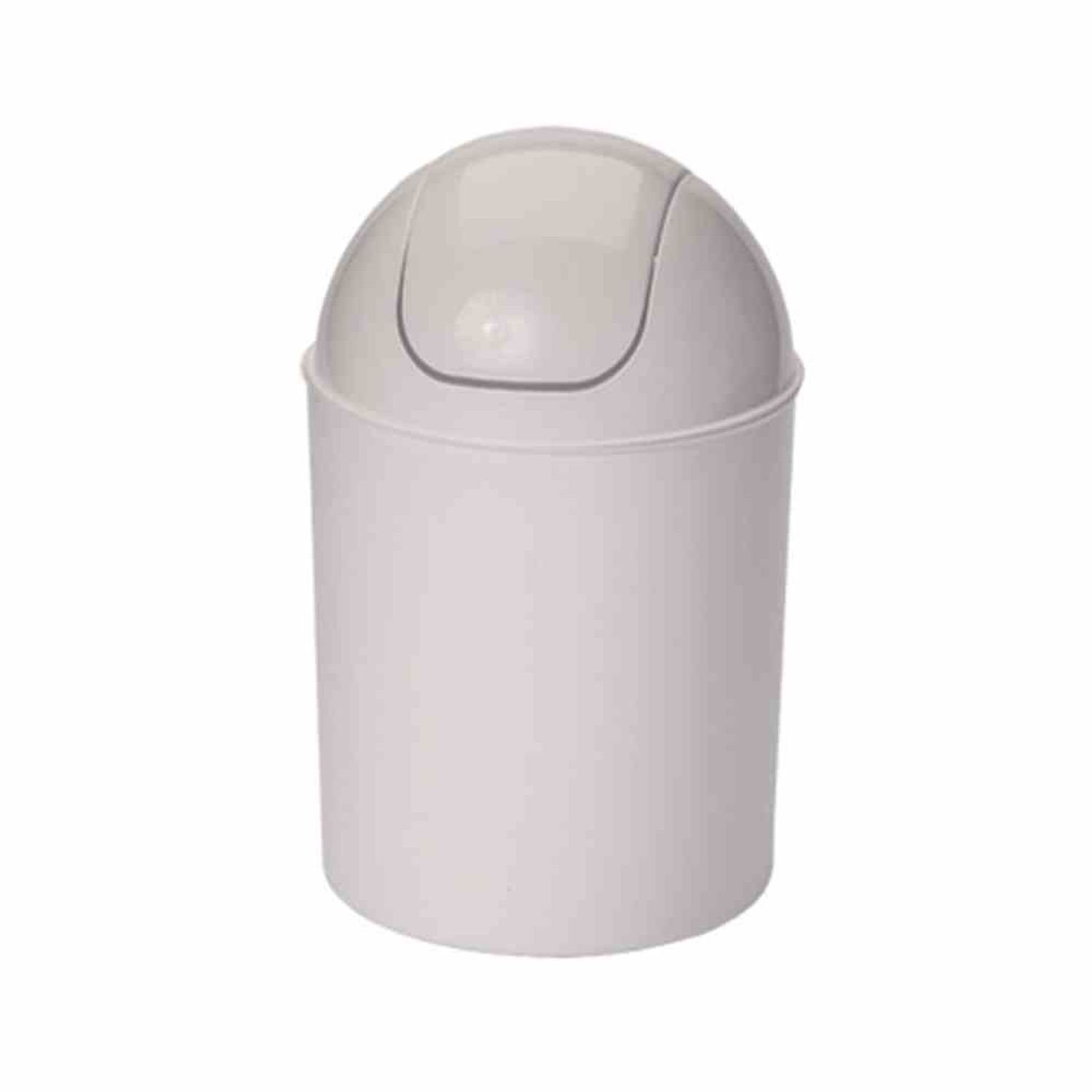 Mülleimer Schwingdeckeleimer weiß, 7 l