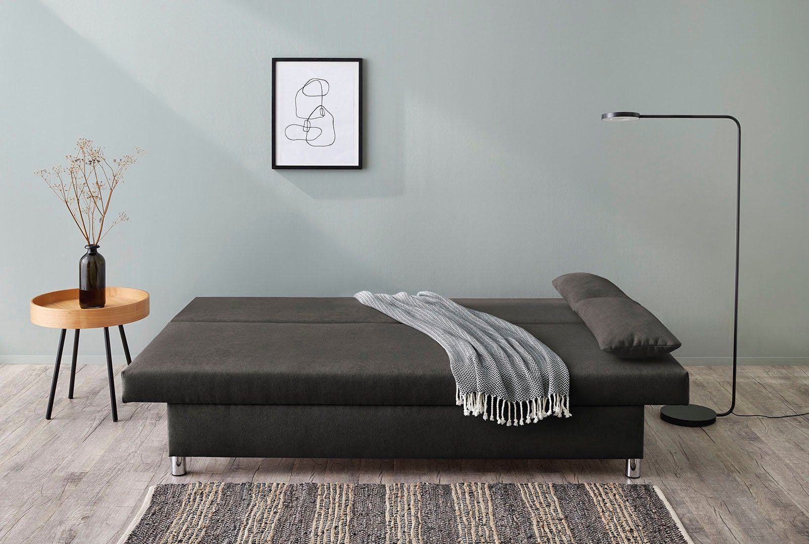 Jockenhöfer Gruppe Schlafsofa B: 191 cm, Liegefl. 120x191 cm, mit Bettfunkt günstig online kaufen