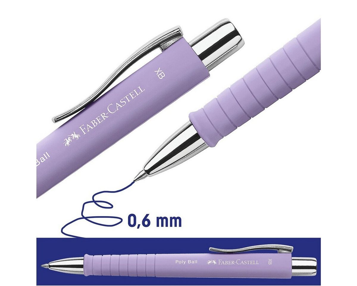 Thumbnail - Faber-Castell Kugelschreiber Poly Ball Colours XB, Strichstärke: 0,6 mm, dokumentenecht