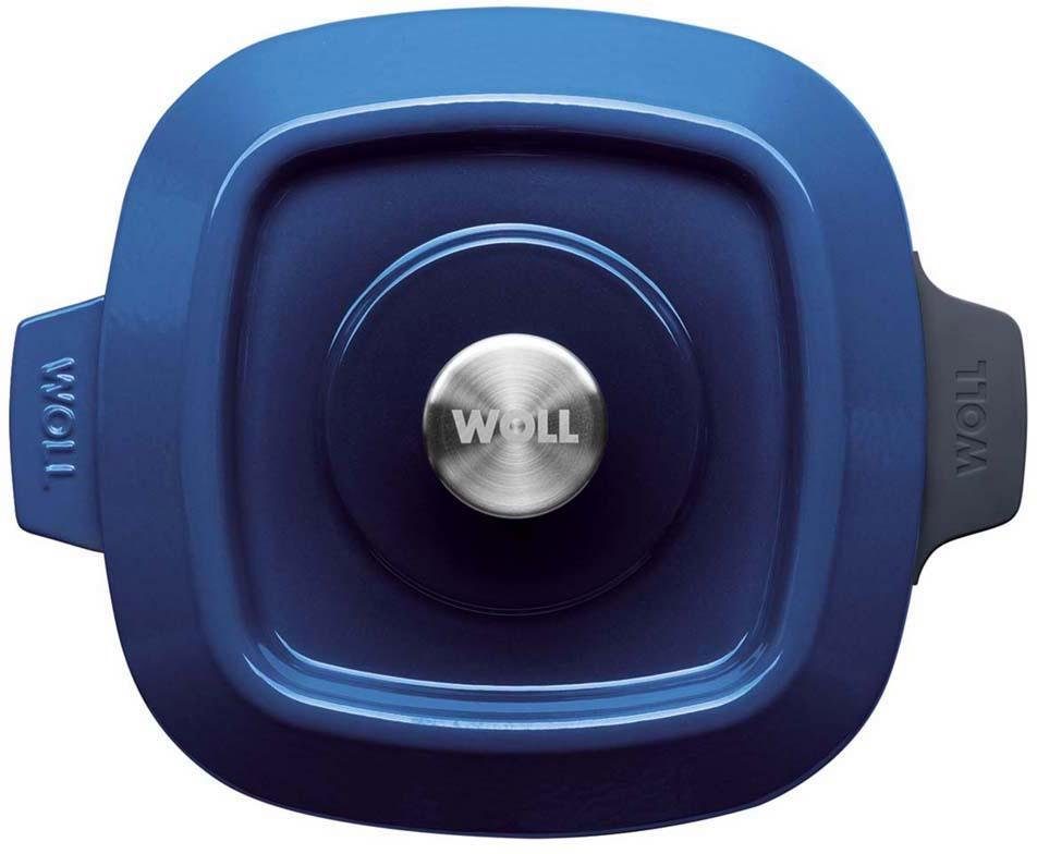 WOLL Kasserolle Iron, Gusseisen cm, Induktion blau 24x24 (1-tlg)