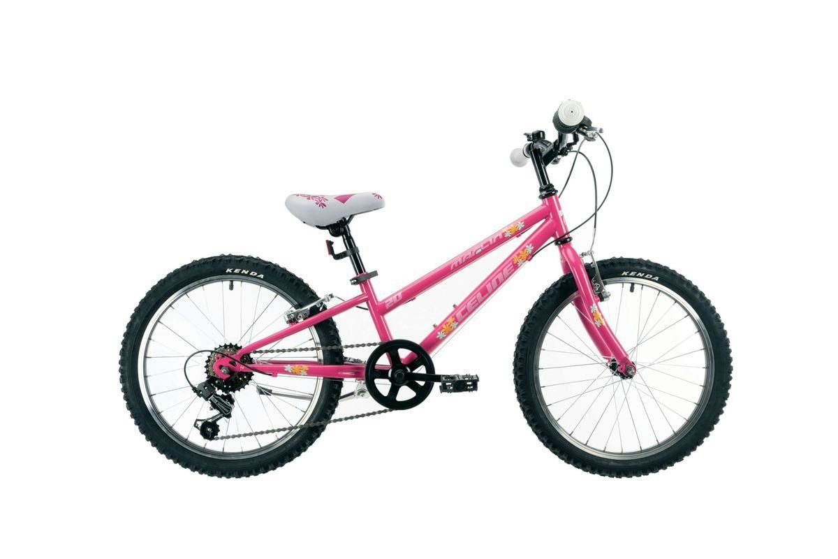 20-Zoll 6-Gang Kinder Fahrrad Jungen Mädchen Fahrrad für 12-16 Jahre Rosa-weiß 