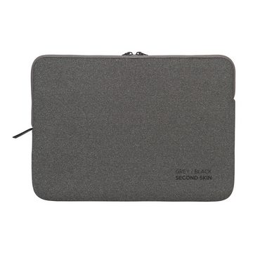 Tucano Laptop-Hülle Second Skin Mélange, Neopren Notebook Sleeve, Schwarz 15,6 Zoll, 15-16 Zoll Laptops