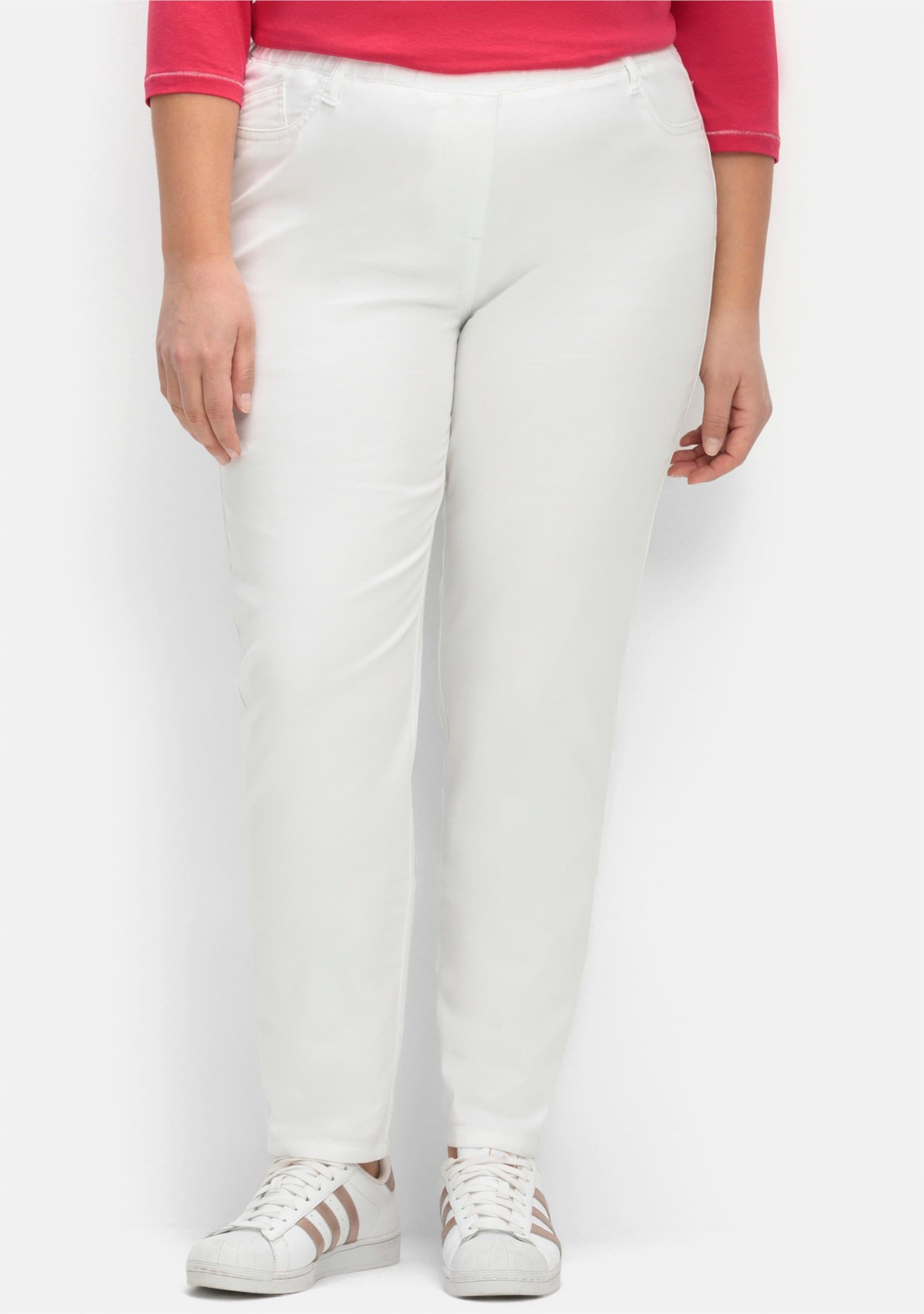 Sheego Jerseyhose Schlupfhose in schmaler Beinform günstig online kaufen