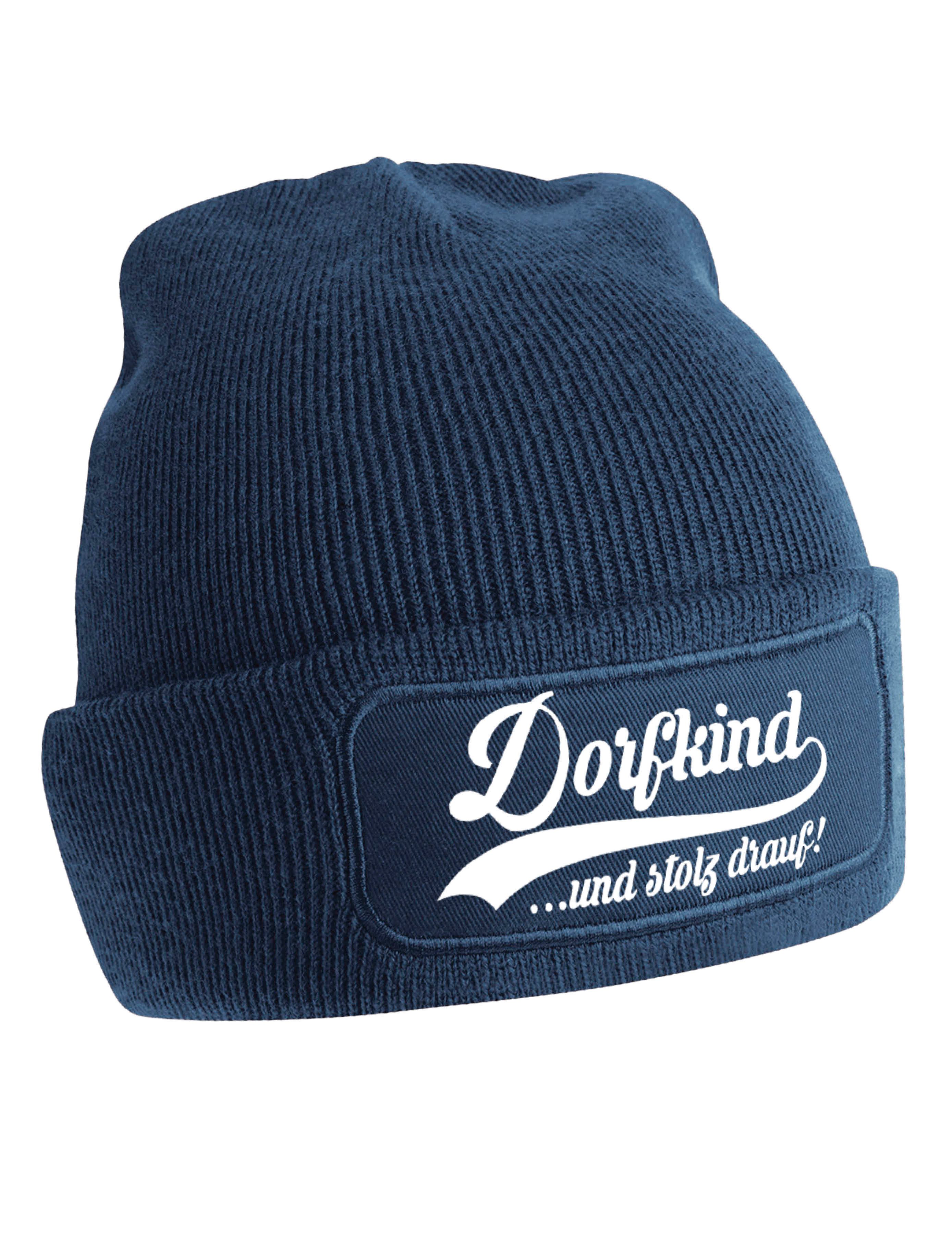 Youth Designz Beanie Unisex Kinder Beanie Mütze "Dorfkind" echte Dorfkinder Print Geschenk mit lustigem Aufdruck für Jungen und Mädchen Statement – Bild 2 von 5