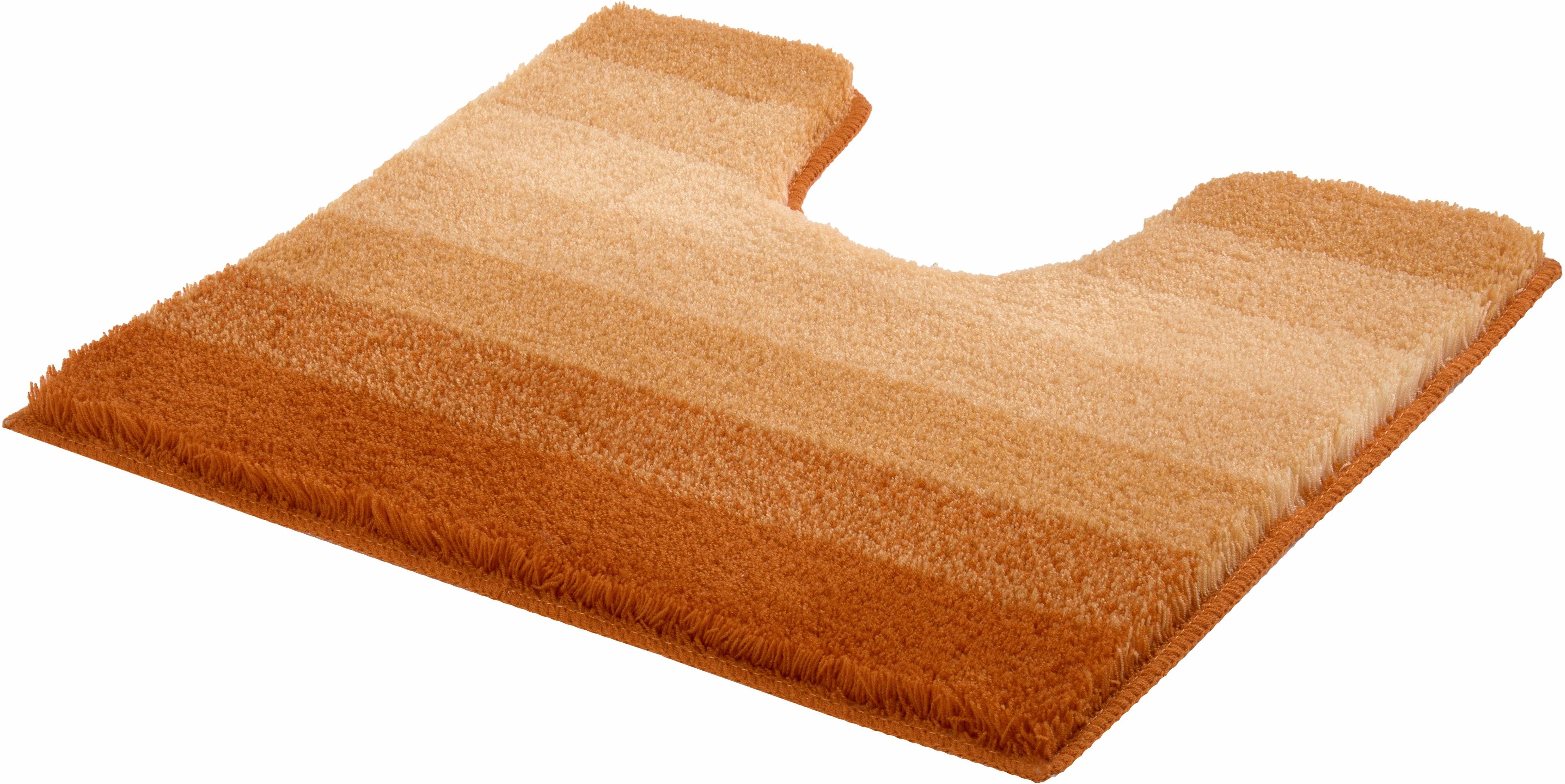 MEUSCH Badematte Palace, Höhe 23 mm, rutschhemmend beschichtet, fußbodenheizungsgeeignet, Kunstfaser, Badteppich, gestreift, mit Farbverlauf, waschbar