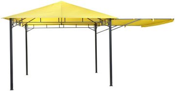 Tepro Pavillon Lehua, mit 1 Seitenteilen, BxTxH: 330x330x285 cm, Seitenteil als Markise ausklappbar