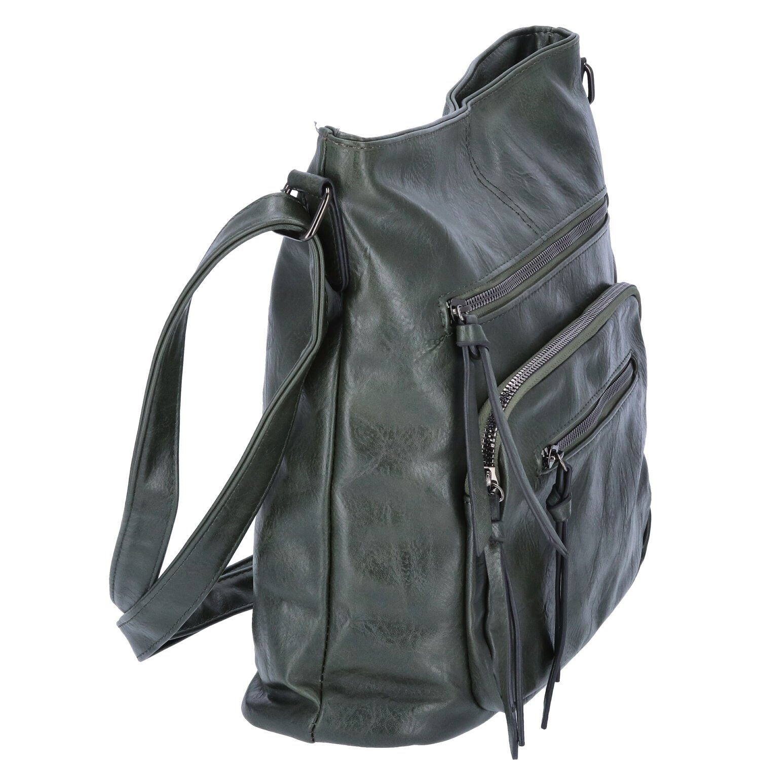 Antonio Umhängetasche Antonio Damen Handtasche grün günstig online kaufen
