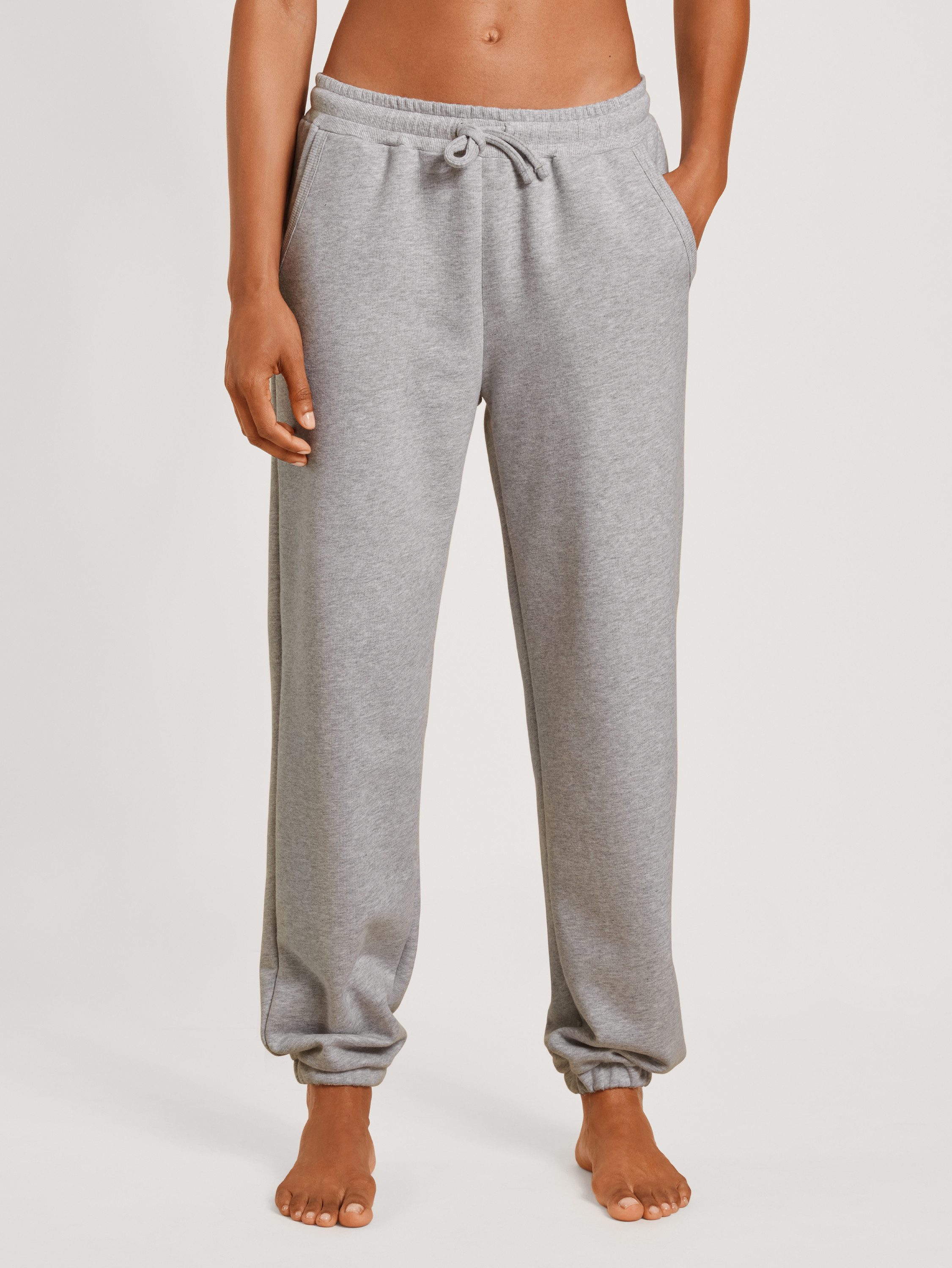 CALIDA Pyjamahose Lounge & Relax Damen (1-tlg) aus kuscheliger 100% Bio-Baumwolle