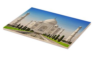 Posterlounge Holzbild Editors Choice, Taj Mahal, Agra, Indien, Fotografie