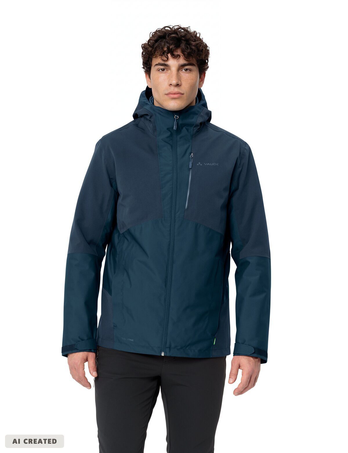 VAUDE 3-in-1-Funktionsjacke Men's Miskanti 3in1 Jacket II robuste Doppeljacke für Trekking und Wandern