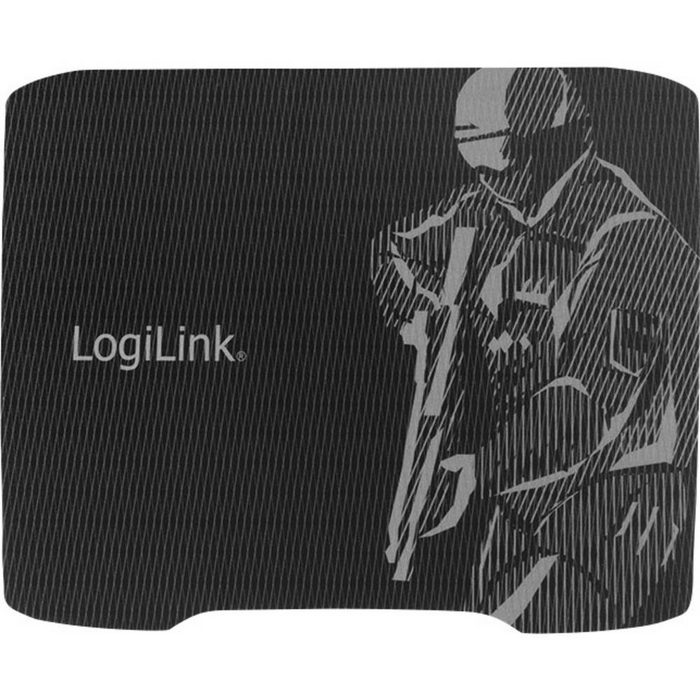 LogiLink Mauspad XL Gaming-Mauspad 330 x 250 mm mit Bedruckung