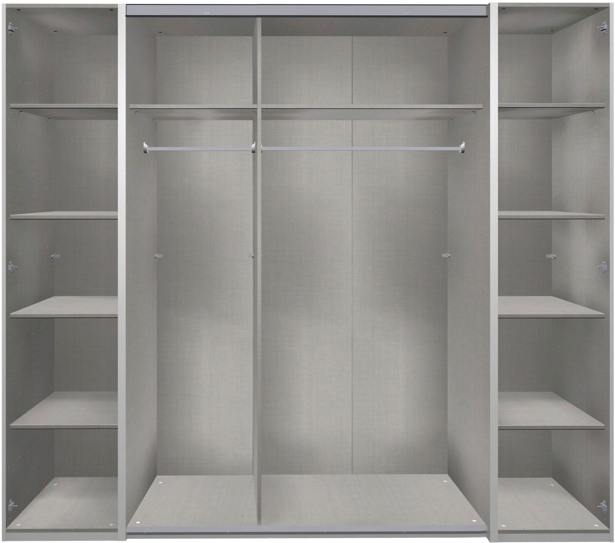 Wimex Schwebetürenschrank Stockholm, Schlafzimmerschrank mit Industrial-Look, rustikale Optik Kleiderschrank mit Spiegel BESTSELLER Schrank Garderobe