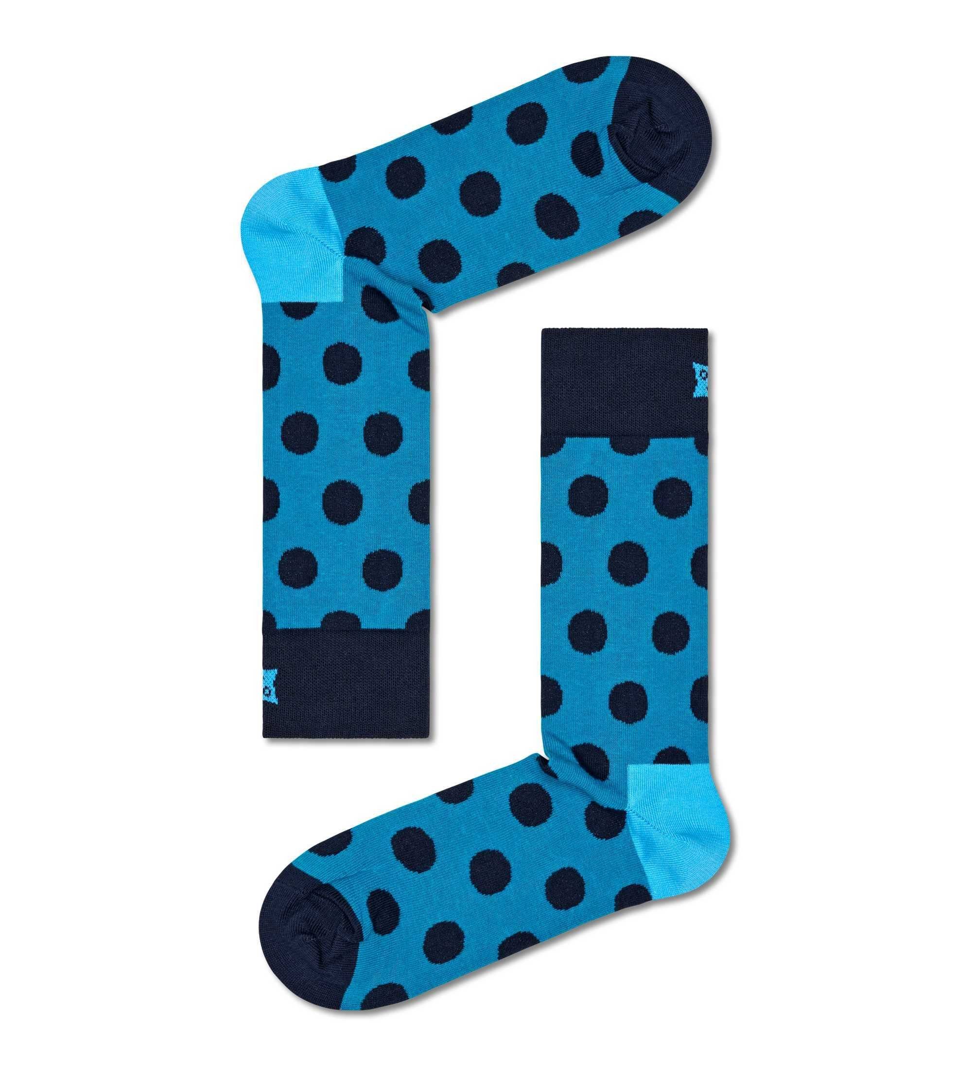 Blues 4er Moody Happy Unisex Socken, Socks Geschenkbox Pack Kurzsocken