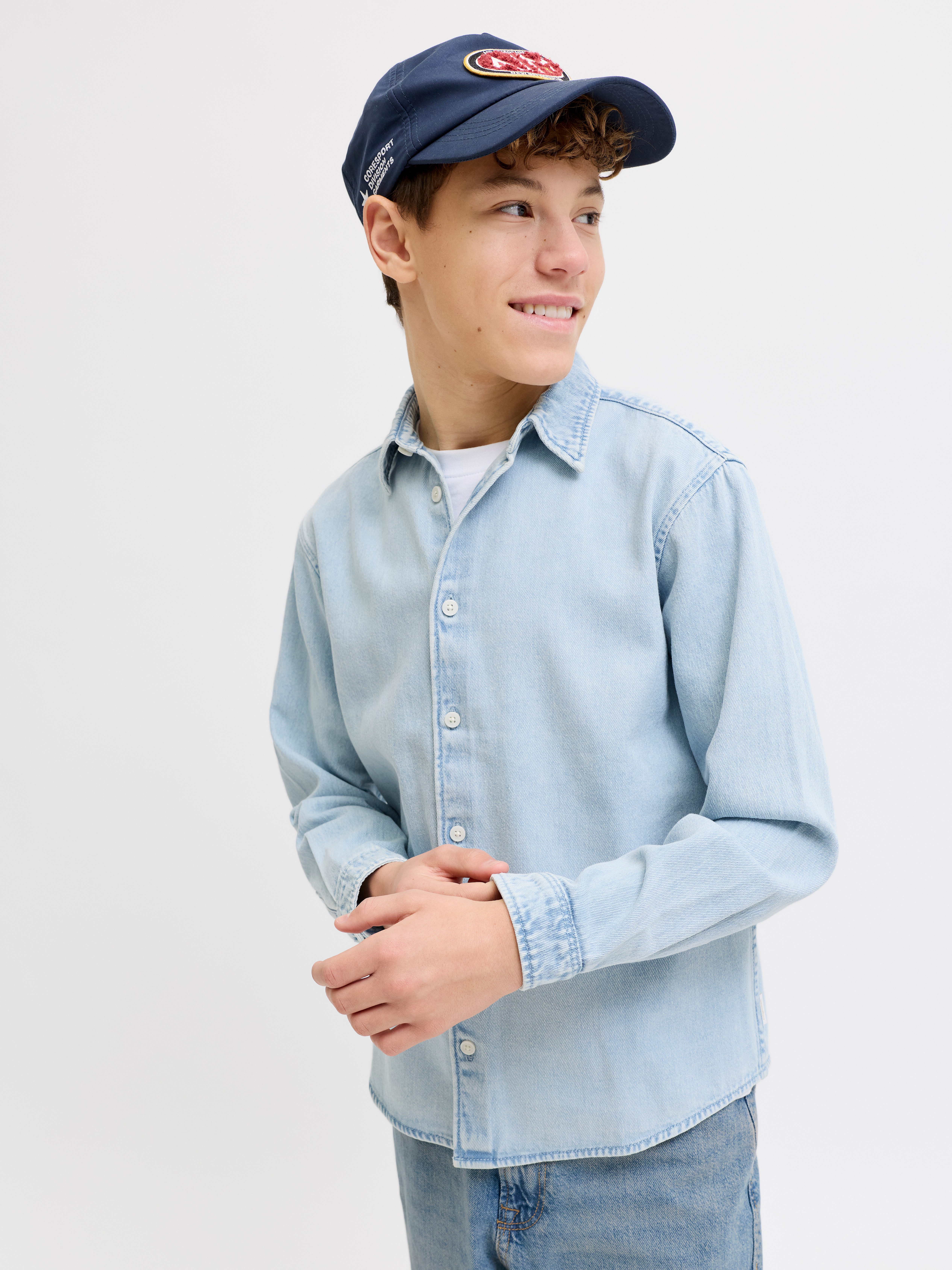 Jack & Jones Junior Langarmhemd JORNORREBRO DENIM SHIRT LS JNR – Bild 3 von 5