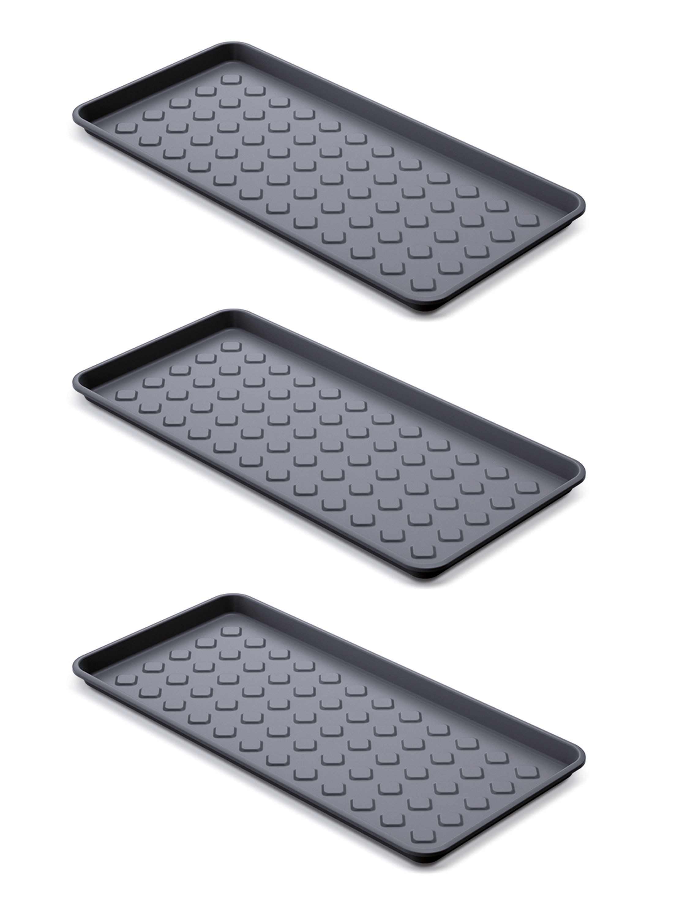 Garronda Schuhabtropfschale Schuhabstropfschale Schuhablage 72 x 35 cm PVC GD-0052