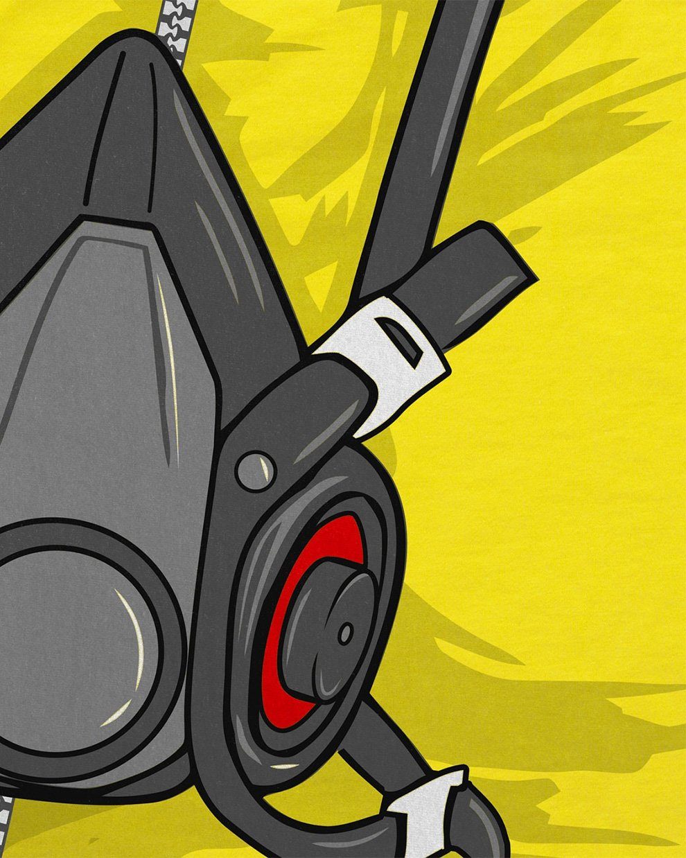 style3 T-Shirt Gasmaske bad breaking karneval kostüm fasching meth chrytal tv