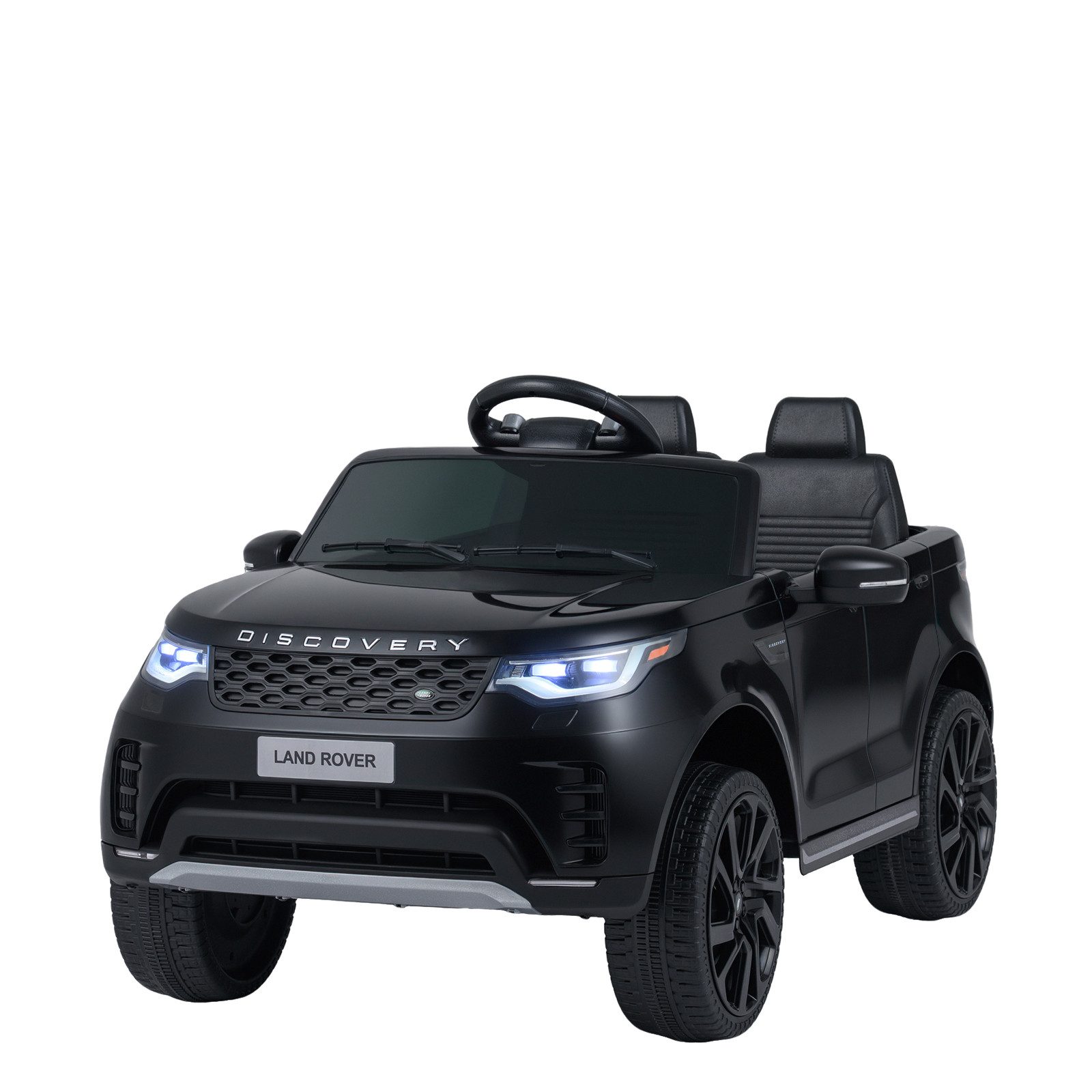 COSTWAY Elektro-Kinderauto, Belastbarkeit 30 kg, 12V Elektroauto, Kinderauto, mit Hupe, Musik, LED-Scheinwerfern