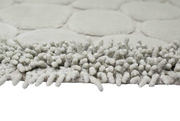 Teppich Badezimmerteppich Set 2 teilig • waschbar • Steinoptik in grau, Teppich-Traum, rechteckig, Höhe: 7,5 mm, waschbar