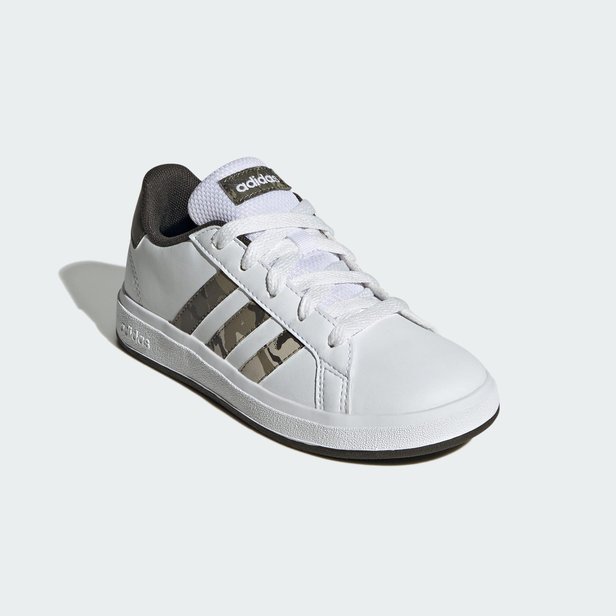 adidas Sportswear GRAND COURT 2.0 SHOES KIDS Sneaker Cloud White / Olive Strata / Shadow Olive