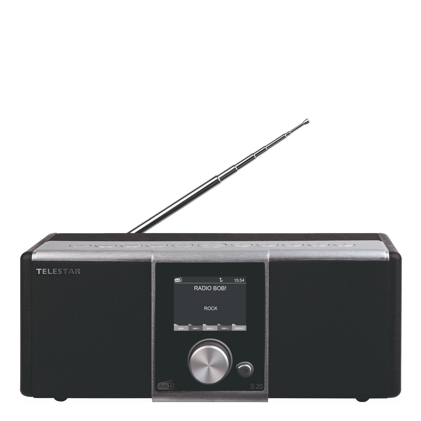 TELESTAR S 20 Digitalradio Wecker 30 (DAB) Direktwahltasten) Farbdisplay, DAB+/DAB/UKW UKW Stereo W, Radio, (DAB+, Favoritenspeicher Digitalradio