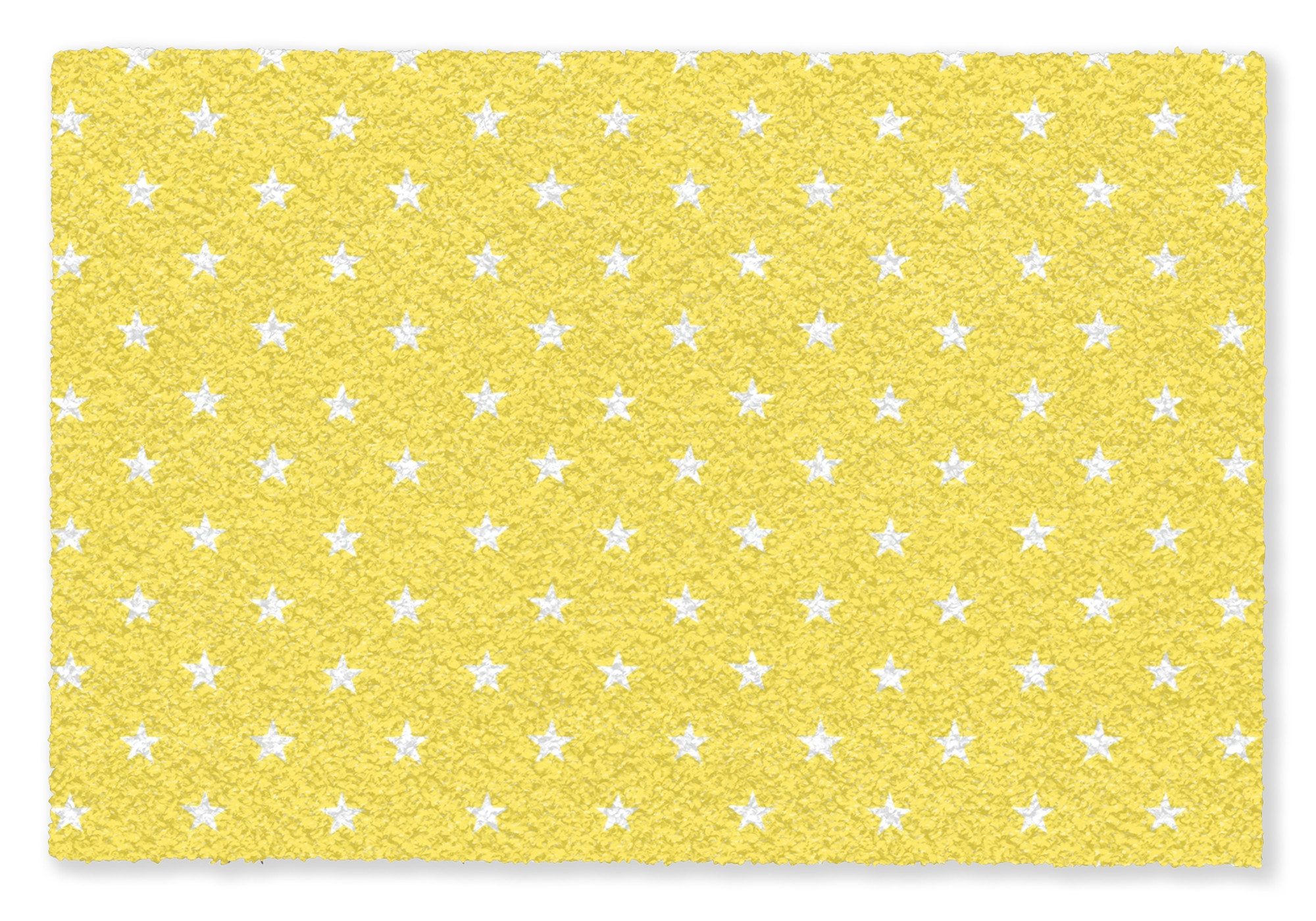 MuchoWow Fußmatte Sterne – Muster – Minimalistisch – Gelb, Rechteckig, innen Schmutzfangmatte, Tür, Schmutzfänger Flur, Teppich 60x40 cm