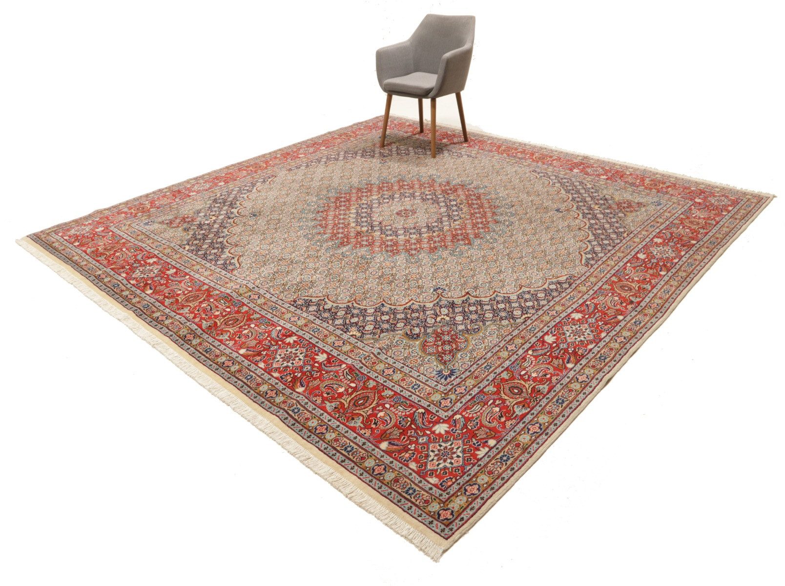 Carpet Avenue Teppich Moud 300x293, Quadrat, Höhe: 9 mm