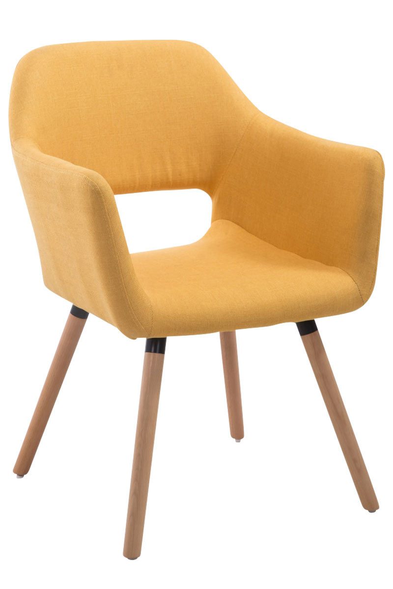 CLP Esszimmerstuhl Auckland Stoff, mit Holzgestell und Armlehne