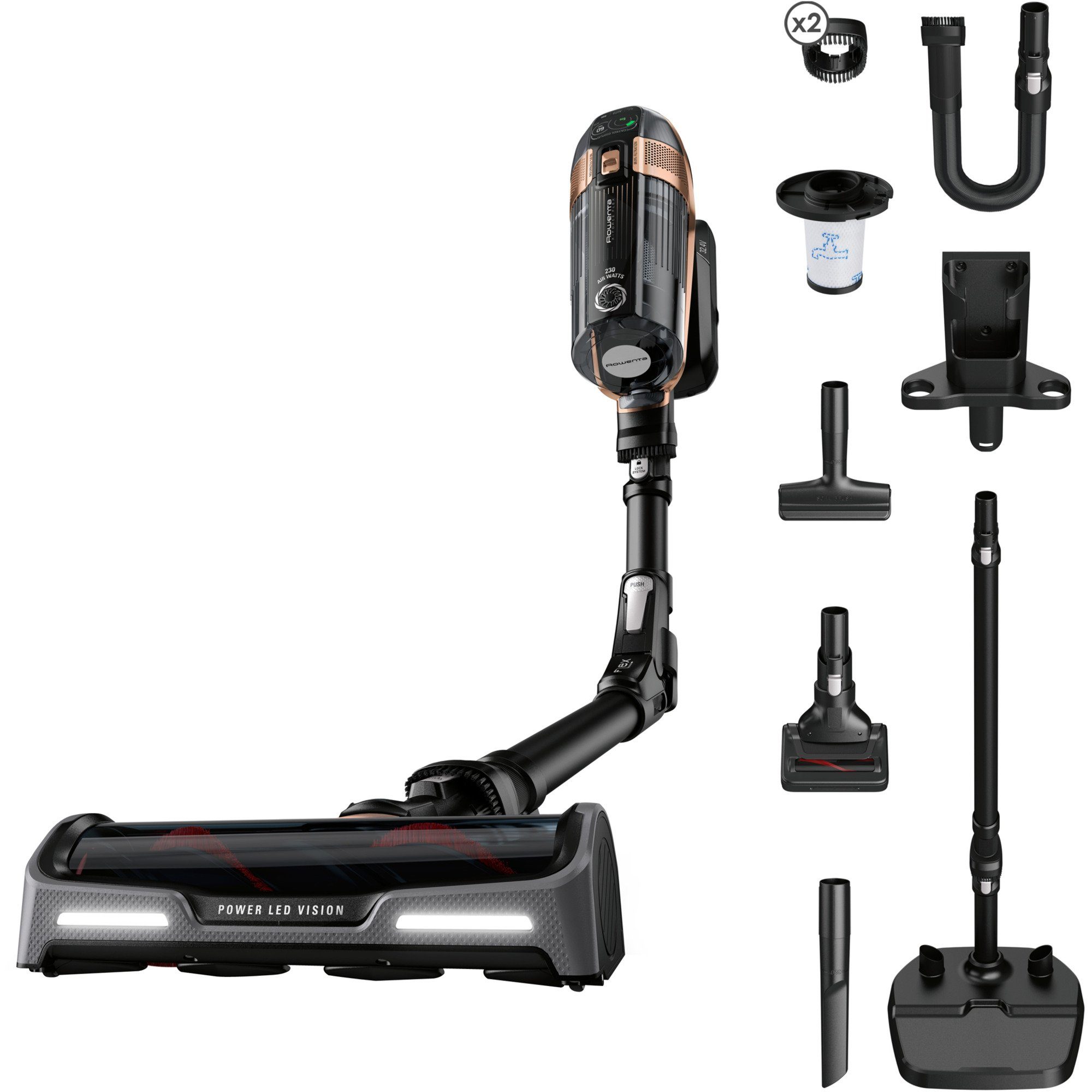 Rowenta Пилосмоки Rowenta X-Force Flex 15.60 RH99F1, 520 W, Beutellos