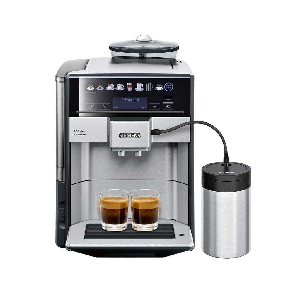 SIEMENS Kaffeevollautomat extraKlasse TE657F03DE EQ.6 plus