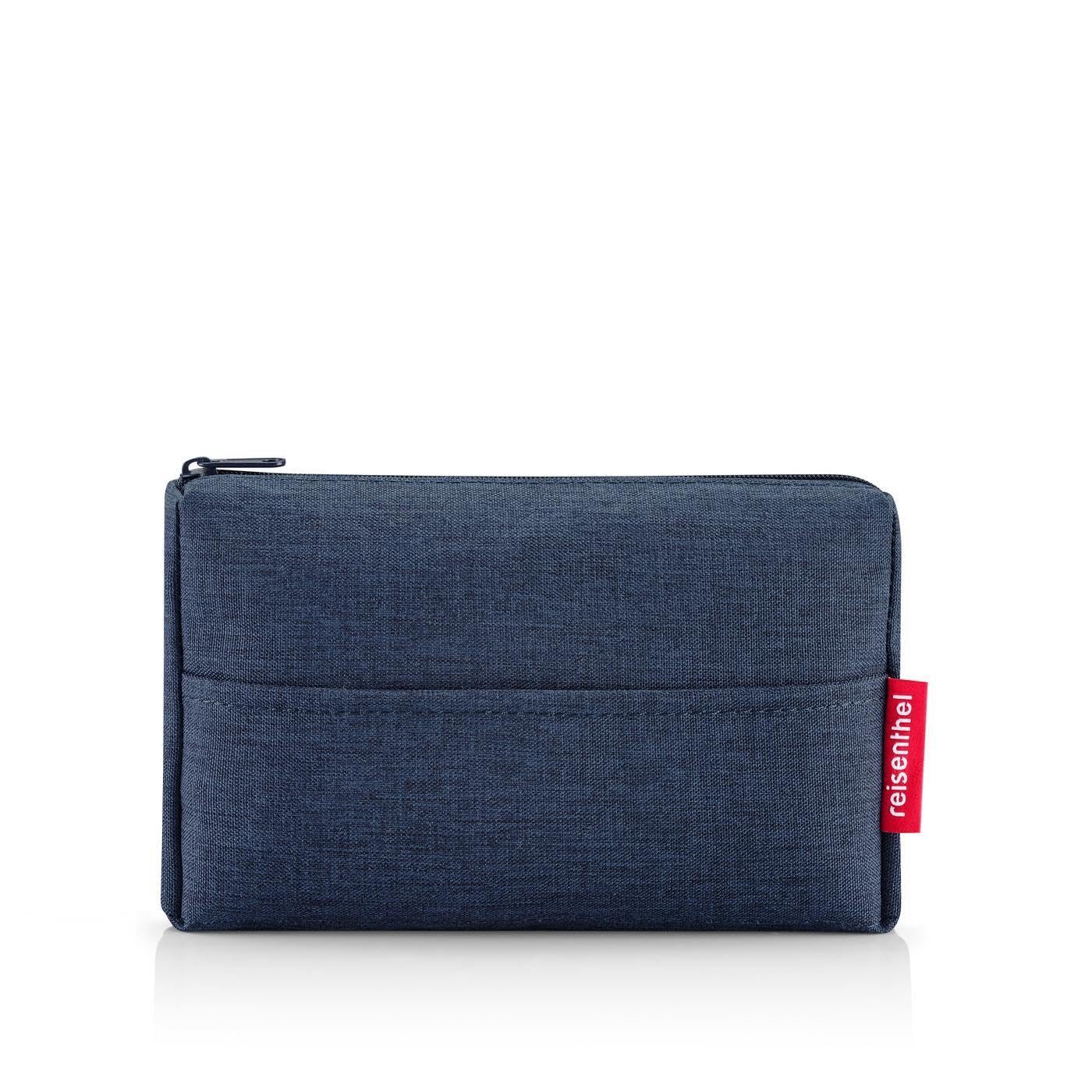 REISENTHEL® Clutch pocketcase Twist Navy, Pocketcase Organizer Pouch: Kompakt, Makeup Etui, 17,5x11x3 cm