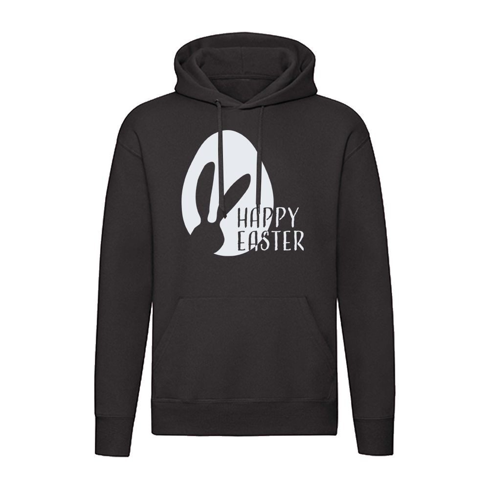G-graphics Hoodie Happy Easter – Hase mit Ei Unisex mit Motiv für den Frühling & zu Ostern