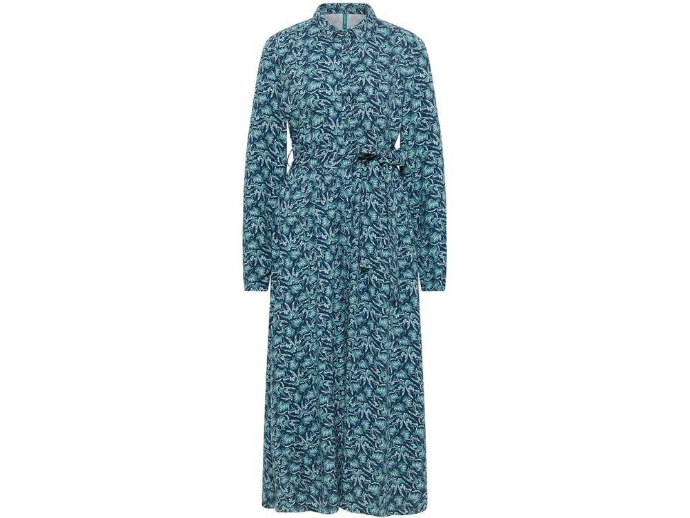 Tranquillo Maxikleid tranquillo Damen-Maxikleid mit Beinschlitz und Tas