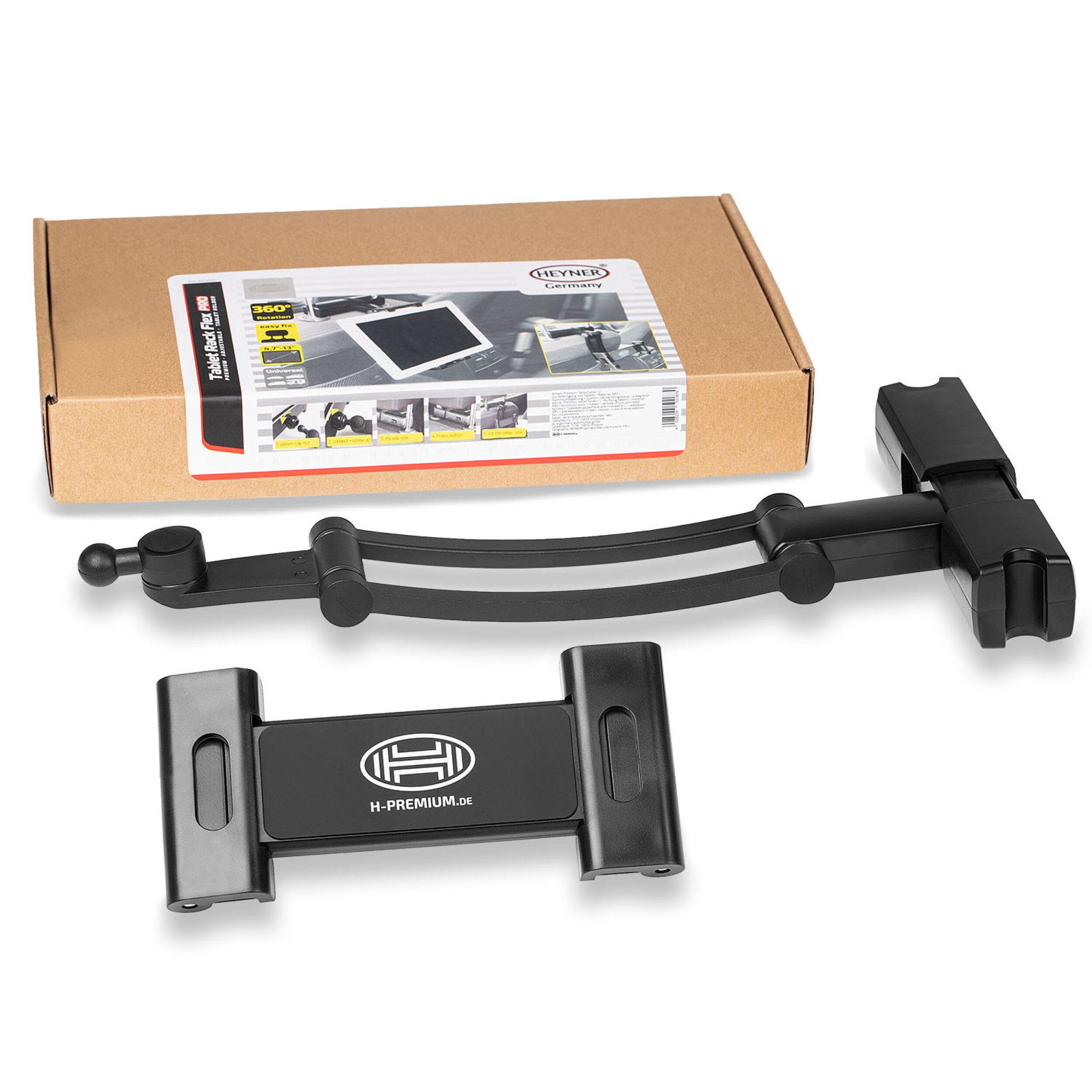 Handy-Halterung Tablethalter Auto Kopfstütze 4,7-13 Zoll 360° verstellbar Universal
