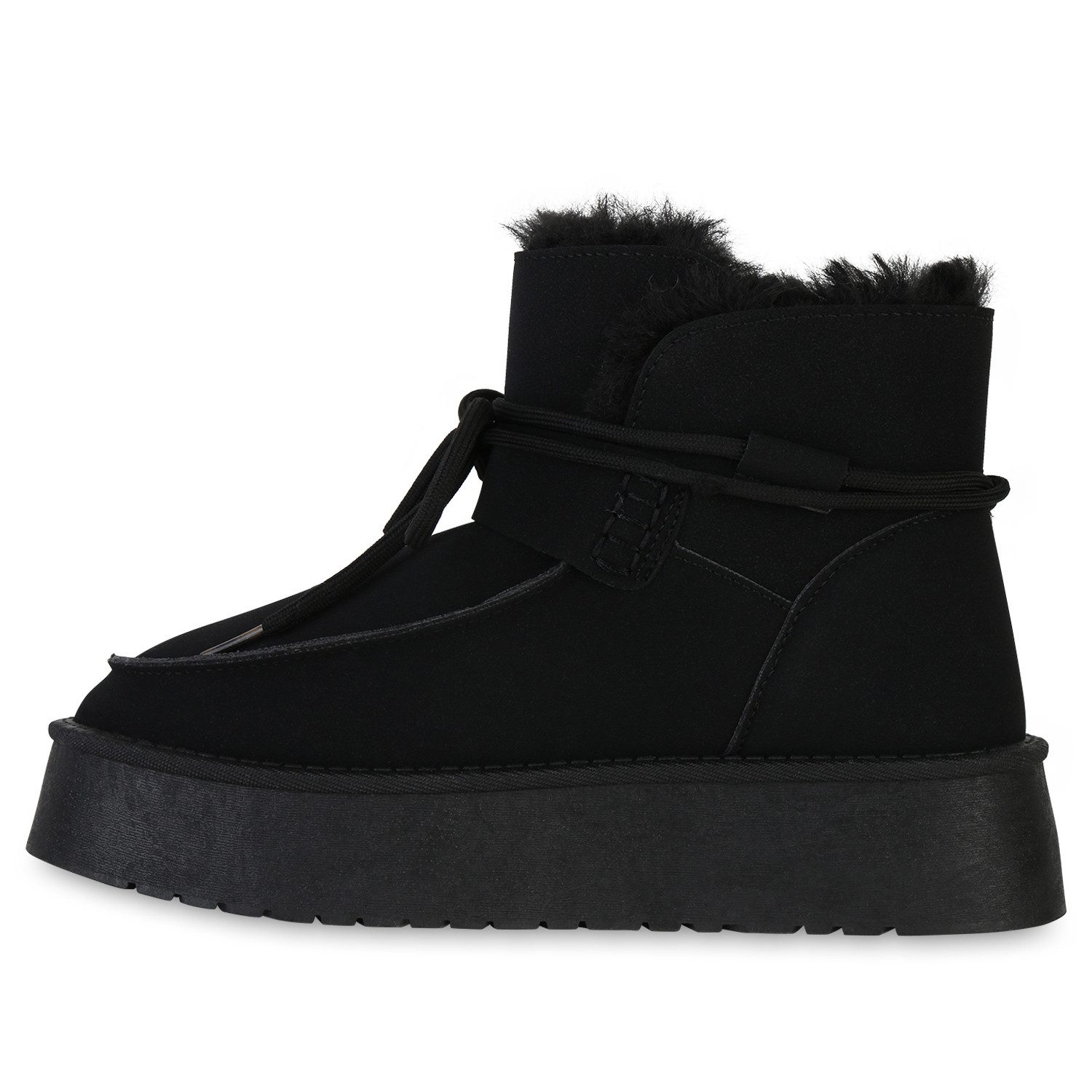 VAN HILL 841476 Winterstiefelette Damen Warm Gefütterte Winter Boots Stiefe günstig online kaufen