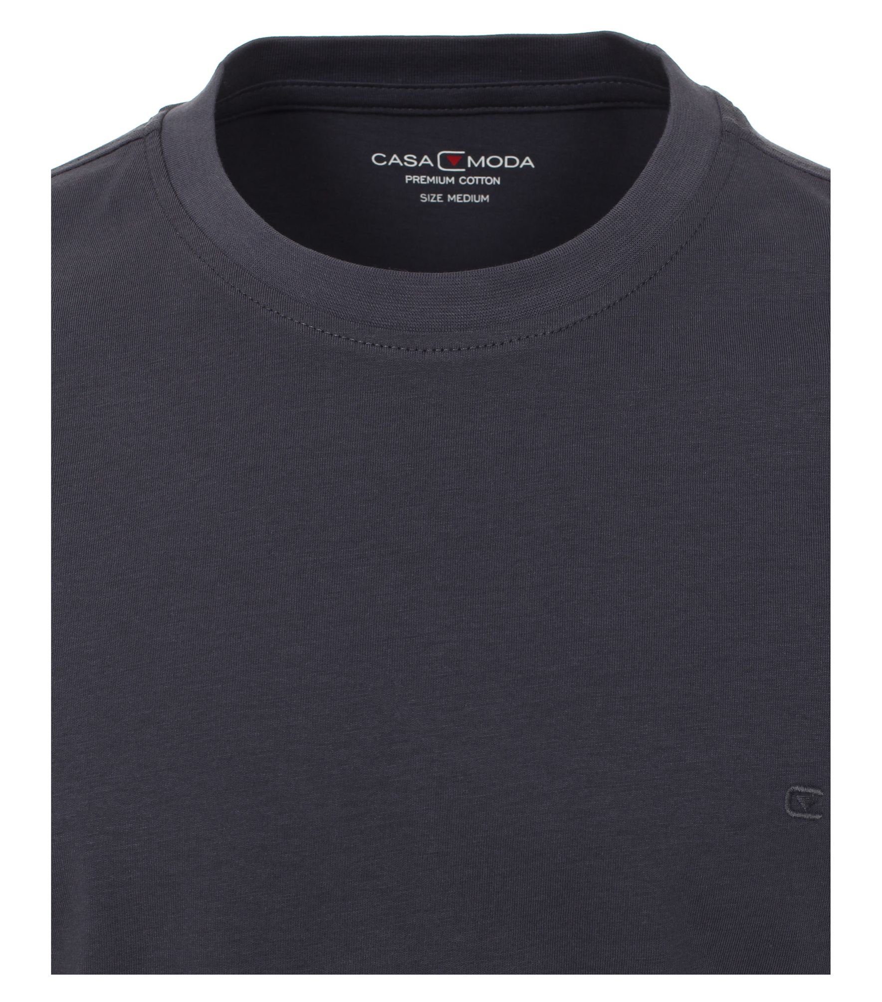 CASAMODA T-Shirt T-Shirt unifarben 004200 günstig online kaufen