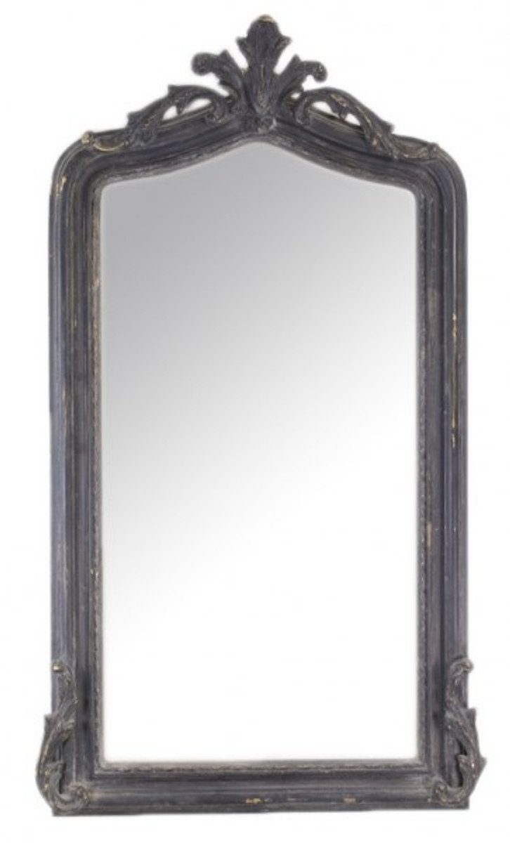 Barock cm Massiv x Spiegel - Antik 150 Schwarzer und - 75 Padrino Luxus Wandspiegel Schwer Casa Barockspiegel Schwarz