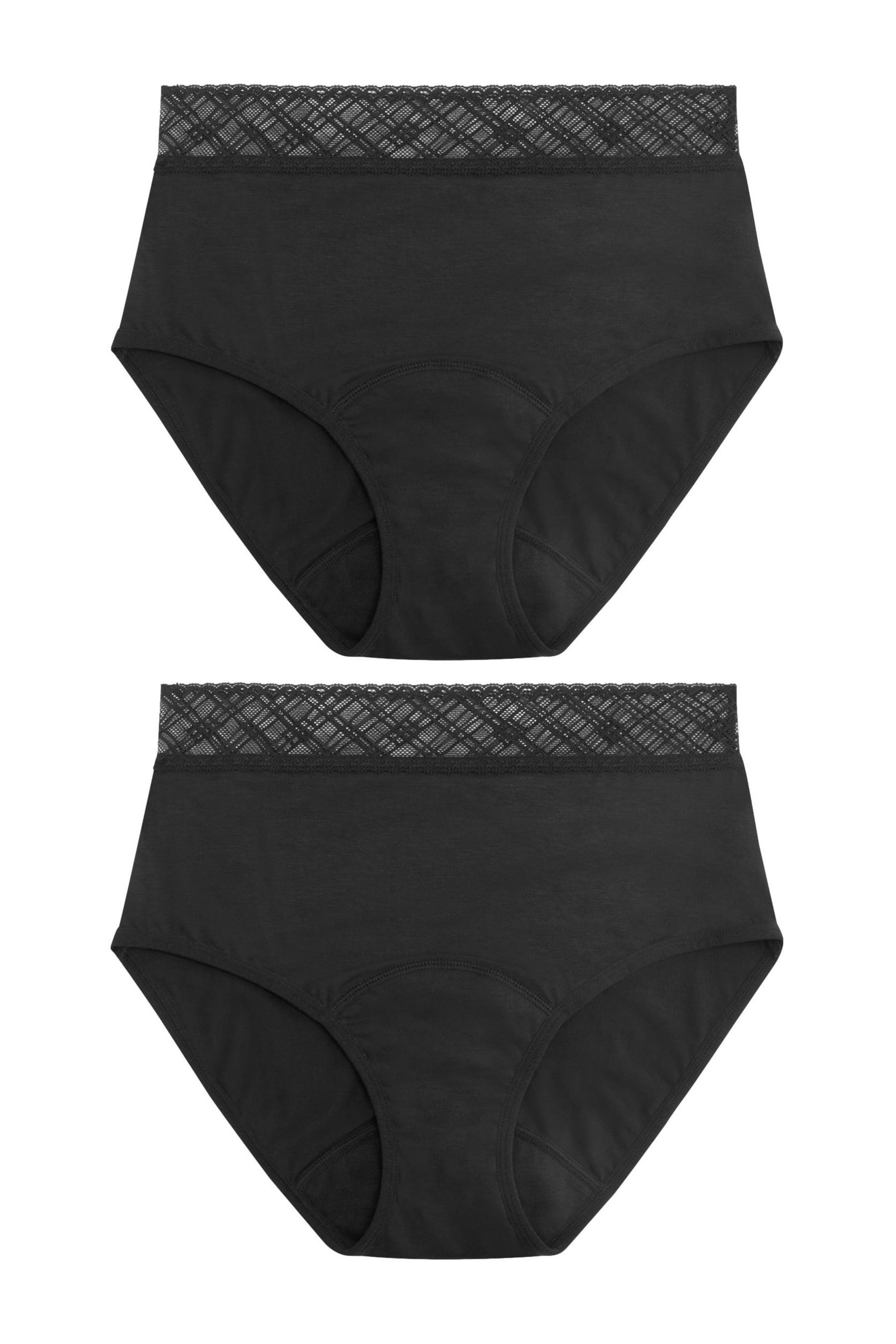 Next Taillenslip Menstruationsslip im 2er-Pack, Maxi (2-St)
