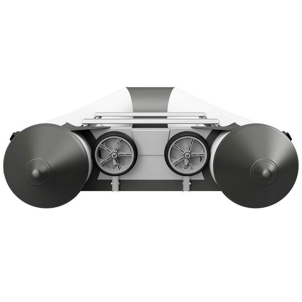 Schlauchboot Slipräder Schlauchbooträder Heckräder klappbar Edelstahl V4A