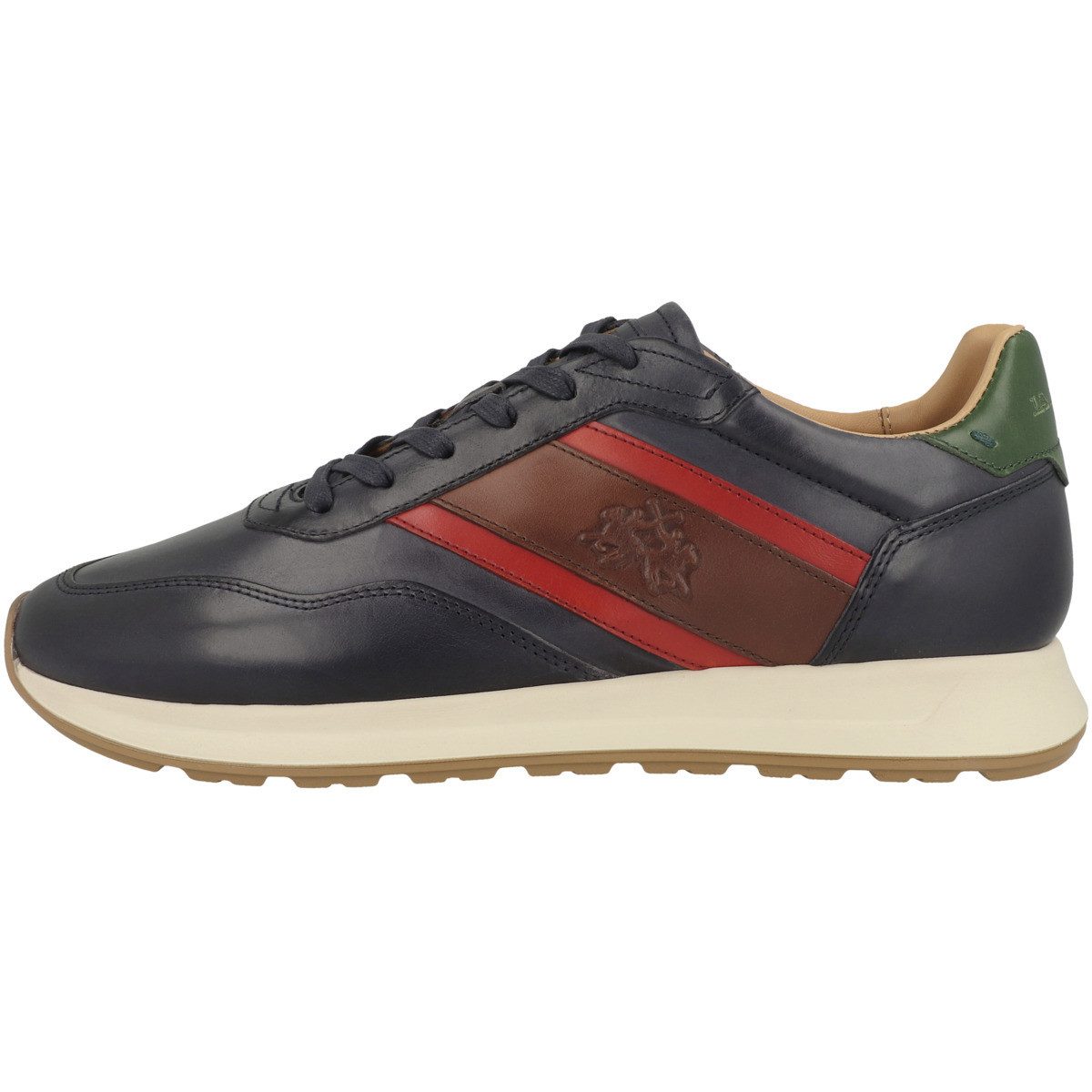 La Martina LFM262 Herren Sneaker Turnschuhe, Sportschuhe, Freizeitschuhe, Halbschuhe, Schnürschuhe