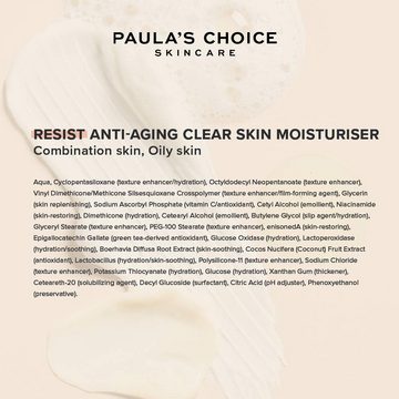 Paula's Choice Hautcreme Paula's Choice Resist Anti-agingClear Skin Hydrator, 1-tlg.