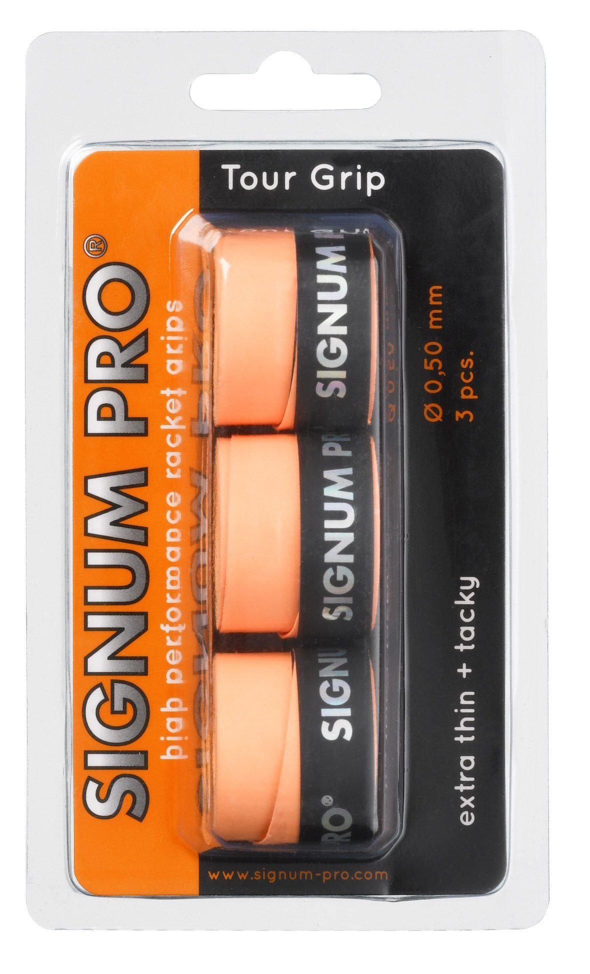 Griffband Overgrip Tour 0.5mm orange 3er